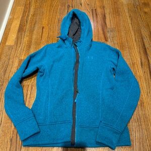 Under Armour Teal and Gray Zip-Up Jacket